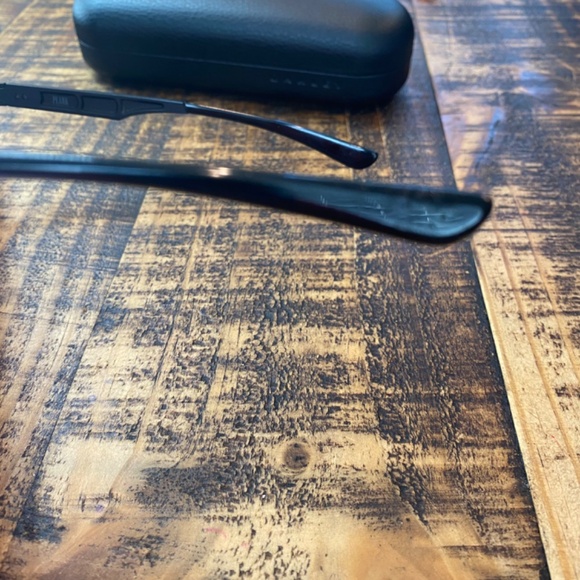 Oakley Square Matte Black Eyeglasses with original case and microfiber cloth - Picture 4 of 15